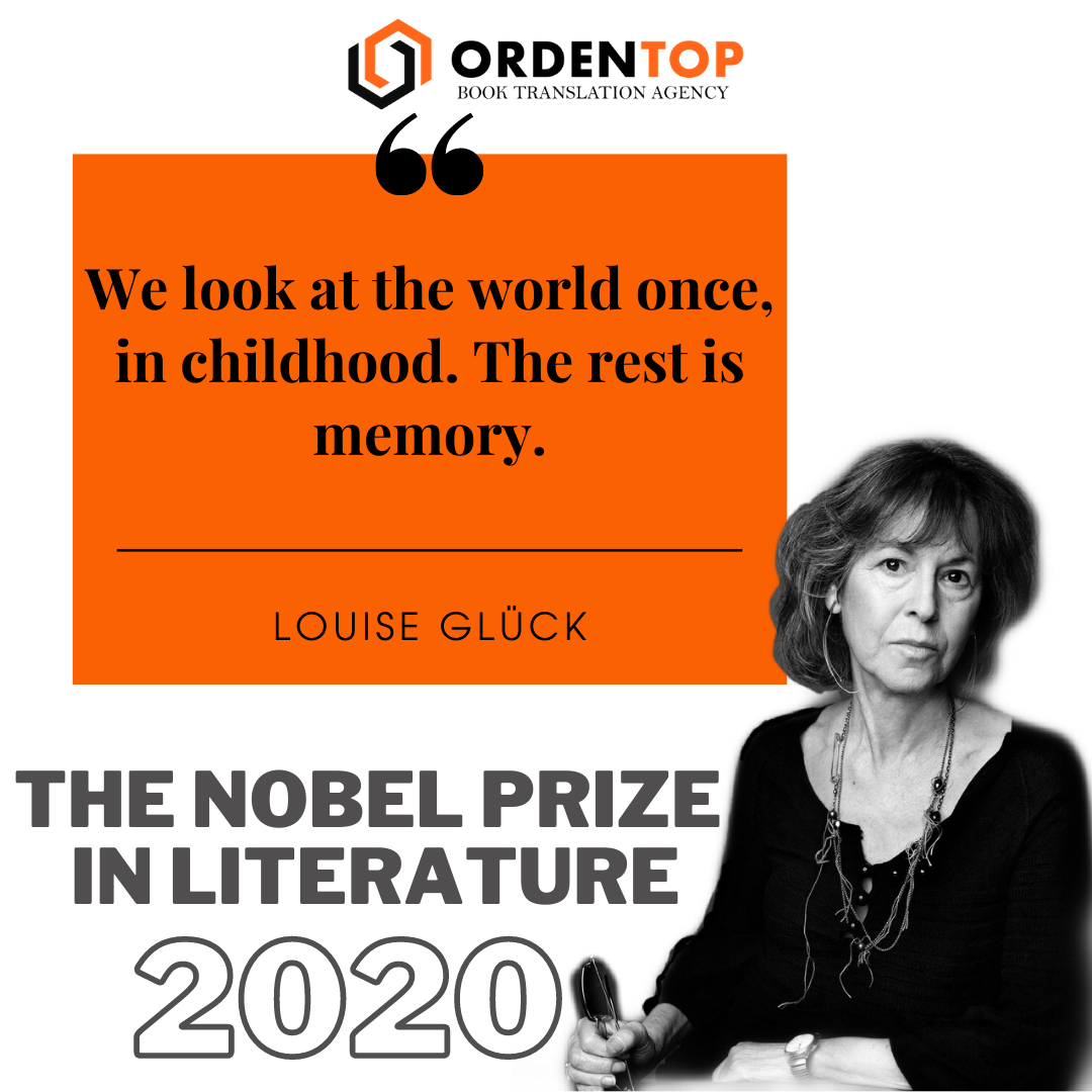The nobel prize in literature 2020 Louise Gluck